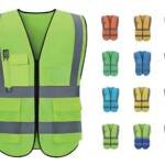 SAFETY VEST LIME GREEN CLASS II HIVIZGARD™ SOLID FRONT & MESH BACK W/ FRONT + BACK LOGO – MED/LARGE/XLARGE/2XLARGE