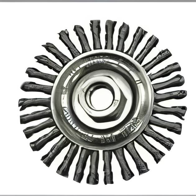 WIRE WHEEL BRUSHES KNOT ( 4.5 X5/8)
